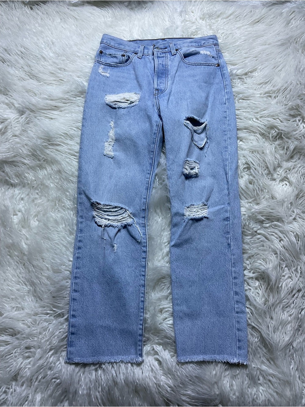 Levi's 501 Cropped Jean - Women's Jeans in Oxnard Lightning